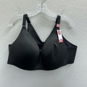 Cacique Bra Women's Size 46C Black Lightly Lined No Wire New